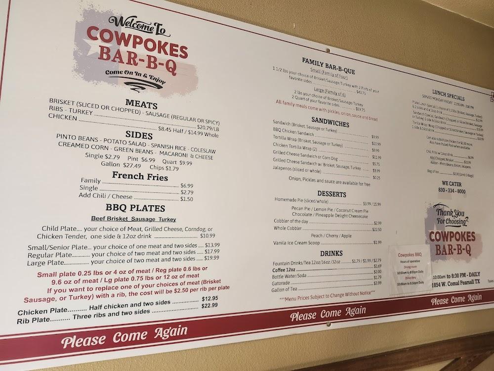 Cowpokes Bar-B-Q Cow Pasture Salad